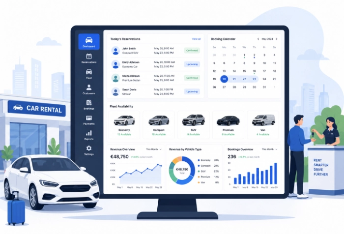 index - car rental software
